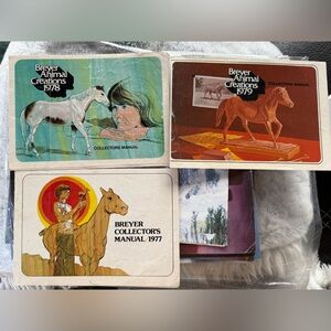 77’,78’,79’ BREYER Horse MANUAL "Breyer's Collectors Manual" Box pamphlet